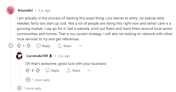 Home Care Service reddit