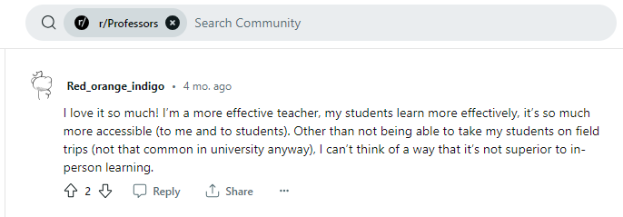 Online Teaching reddit