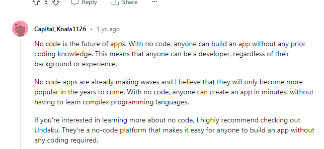 Build No-Code Apps